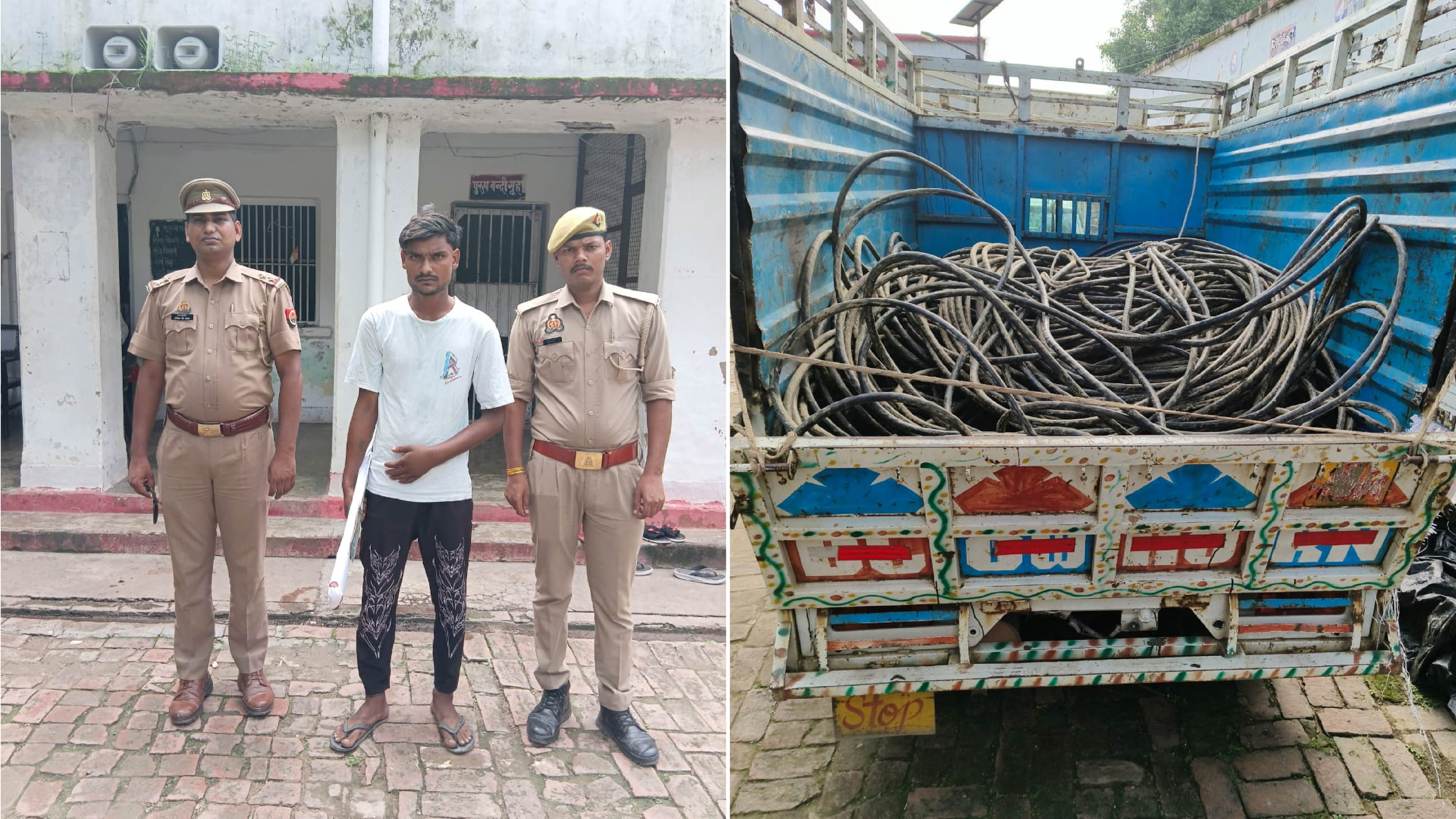 कानपुर देहात में रेलवे सिग्नल केबल चोरी का खुलासा, एक आरोपी गिरफ्तार