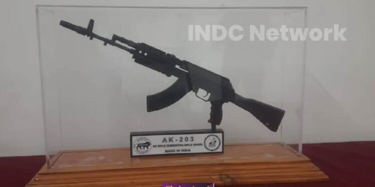 अमेठी में बनी AK-203 ‘शेर’ राइफल : एक मिनट में 700 गोलियां कर सकती है फायर