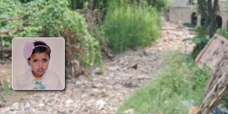 इटावा में बारिश बनी आफत, नाले में बही बच्ची 24 घंटे बाद भी लापता