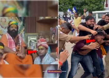 अयोध्या के महंत राजू दास ने स्वामी प्रसाद को थप्पड़ मारने वाले युवक का किया सम्मान