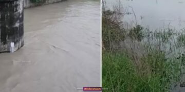 बुलंदशहर में बाढ़ जैसे हालात,काली नदी का जलस्तर बढ़ने से कई गाँवों में खेतो की फसले डूबी