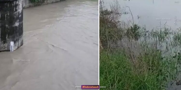 बुलंदशहर में बाढ़ जैसे हालात,काली नदी का जलस्तर बढ़ने से कई गाँवों में खेतो की फसले डूबी