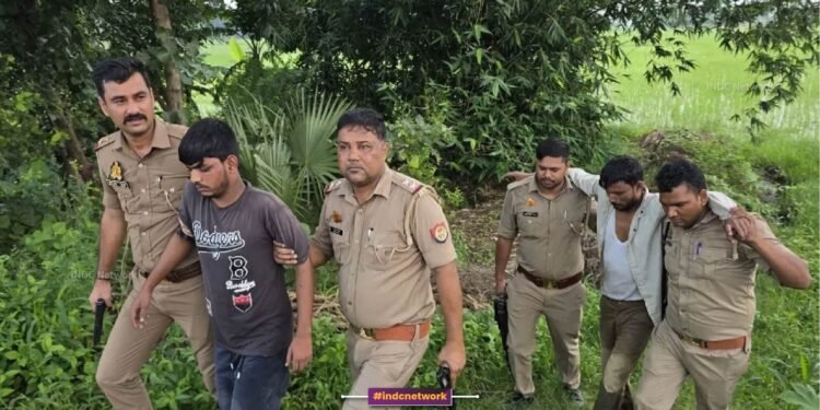 इटावा : बसरेहर क्षेत्र में एनकाउंटर, बदमाशों की गोली से जवाबी फायरिंग, दो आरोपी गिरफ्तार