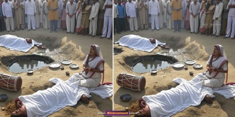 तीन दिन से मृत युवक के शव पर बंगाल की महिला कर रही तंत्र साधना