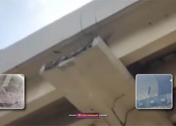 भिवंडी में मेट्रो निर्माण स्थल पर बड़ा हादसा, चलती ऑटो में गिरा लोहे का सरिया, युवक घायल