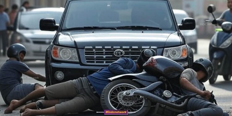 कुरावली में हृदयविदारक दुर्घटना, स्कॉर्पियो ने बाइक सवार रघुराज और उपेंद्र को कुचला, तलाश में जुटी पुलिस