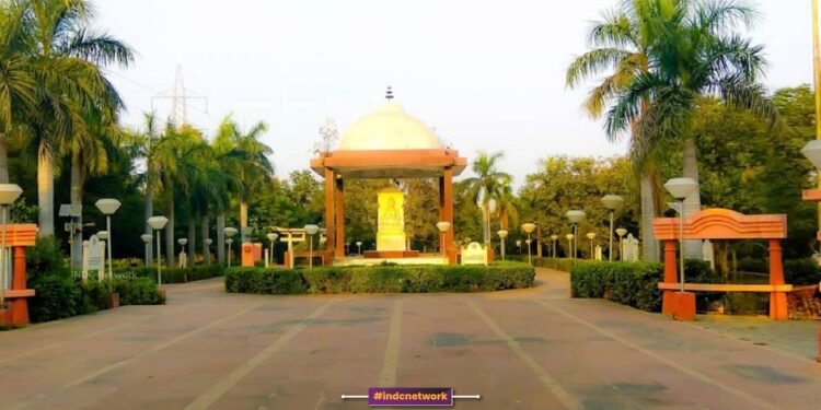 कानपुर स्तिथ गौतम बुद्ध पार्क की एक तस्वीर