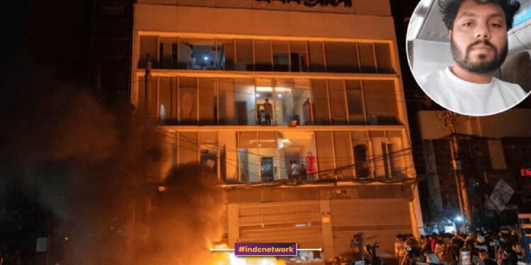 बांग्लादेश हिंसा में उबाल: हादी की मौत के बाद आगजनी, मीडिया दफ्तर निशाने पर, मॉब लिंचिंग से दहशत