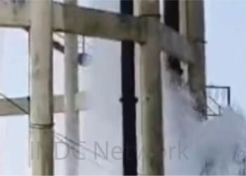 एटा में पानी टंकी वाल्व लीक, सुनहरी नगर पार्क में जलभराव