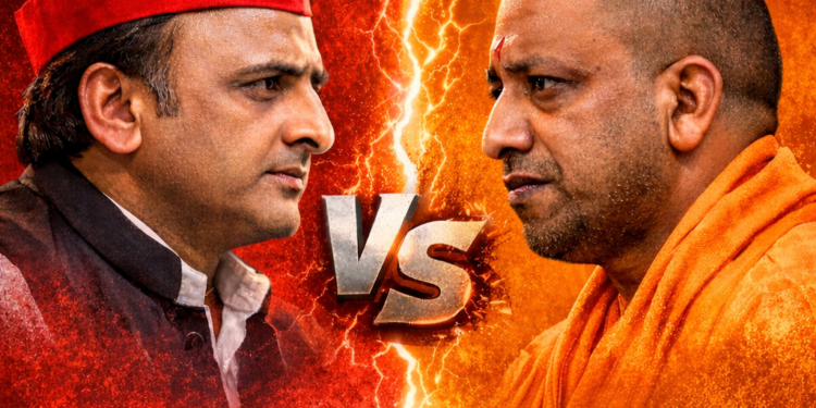 यूपी में पोस्टर वॉर तेज: अखिलेश पर ‘ल्यारी राज’ हमला, योगी ‘धुरंधर CM’ बताए गए